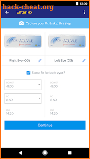 1800 Contacts - Lens Store screenshot