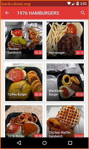 1976 Wings,Burgers & More screenshot