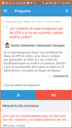 1Doc3 medico orienta en salud enfermedad ets eps screenshot