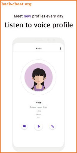 1Mile - Voice Dating screenshot