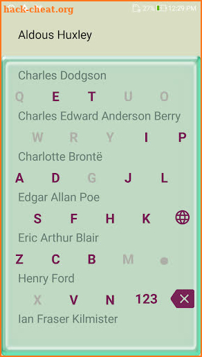 1С Big Keyboard: contact search screenshot