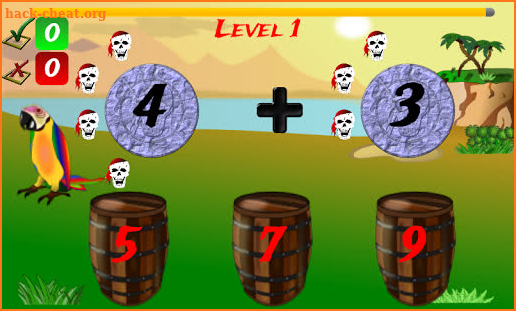 1st / 4th Grade Math Pirate screenshot