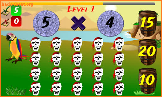 1st / 4th Grade Math Pirate screenshot