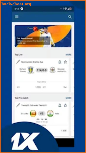1x - Batting Tips For 1xBet screenshot