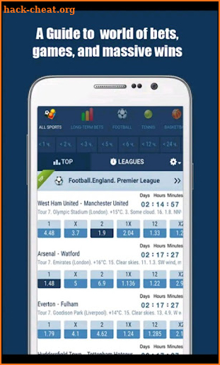 1x - Sports Bet App clue screenshot