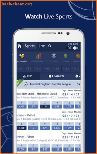 1x Sports betting Advice 1xBet screenshot