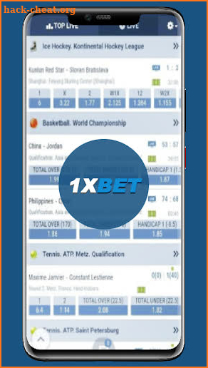 1XB : OneXBet Live Sports Results For 1XBET screenshot