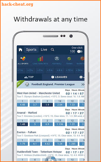 1Xbet Betting 1x Sports Clue screenshot