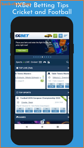 1XBET Betting App screenshot