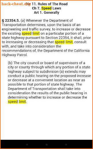 2016 CA Vehicle Code screenshot