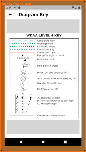 2017 WDAA Dressage Tests screenshot