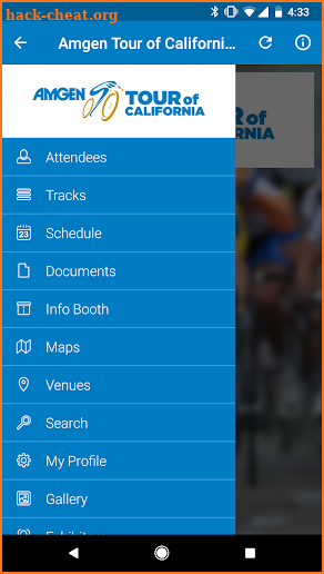 2018 Amgen Tour of California Event screenshot