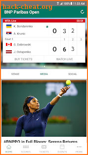 2018 BNP Paribas Open screenshot