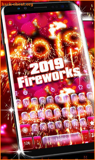 2019 Fireworks Keyboard Theme screenshot