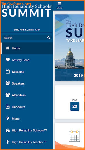 2019 HRS Summit App screenshot