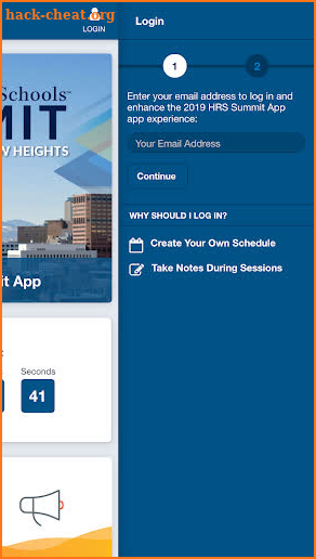 2019 HRS Summit App screenshot