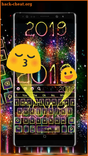 2019 New Year Fireworks Keyboard screenshot