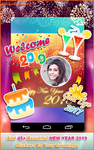 2019 New Year Greetings & Photo frames screenshot