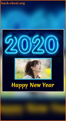 2020 Happy New Year Photo Frame Editor Greetings screenshot