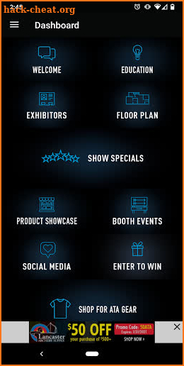 2021 ATA Trade Show screenshot