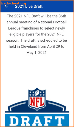 2021 NFL DRAFT LIVE screenshot