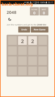 2048 screenshot