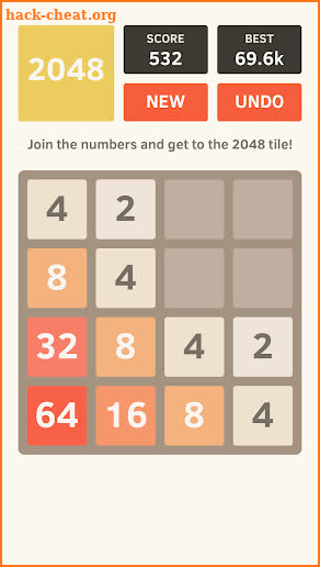 2048 screenshot