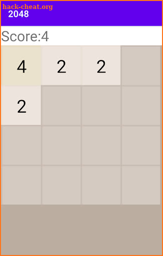 2048 screenshot