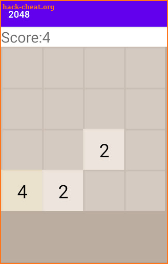 2048 screenshot