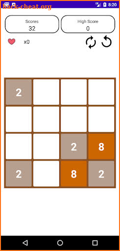 2048 screenshot