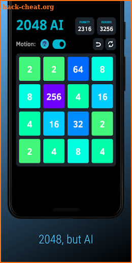 2048 AI screenshot