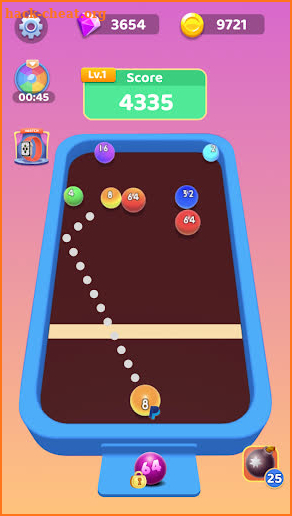 2048 Balls: Snooker Merge screenshot