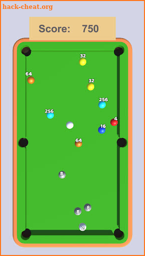 2048 Billiard screenshot