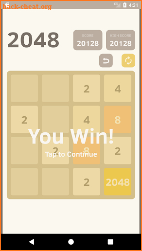 2048 Brain Game screenshot