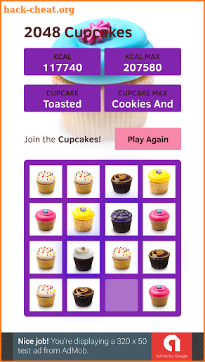 2048 Cupcakes screenshot