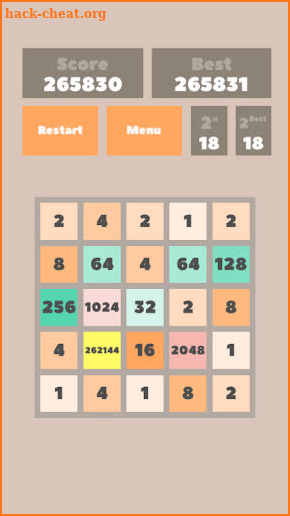 2048 Doubled screenshot