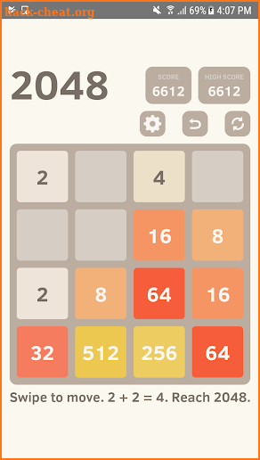 2048 Endless Mode screenshot