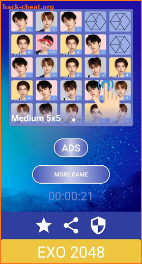 2048 EXO Muti Level Game - EXO Puzzle Game screenshot