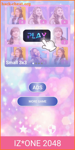 2048 IzOne Game Kpop - Muti level special edition screenshot