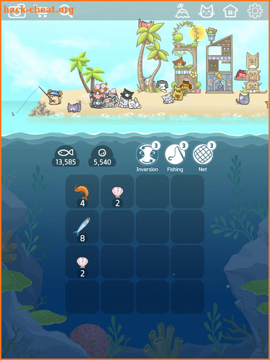 2048 Kitty Cat Island screenshot