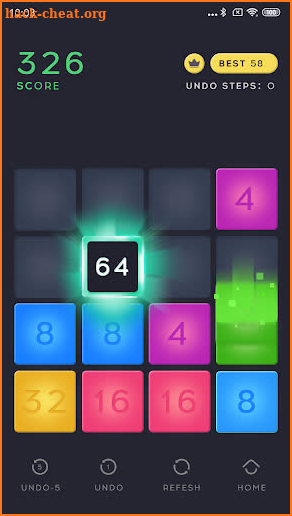 2048 Neon screenshot