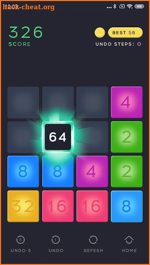 2048 Neon screenshot