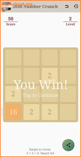 2048 Number Crunch screenshot