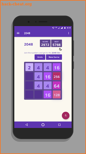 2048 puzzle game - dare to win 2048 game screenshot