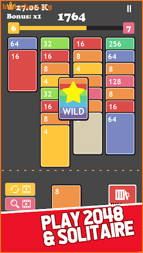 2048 Solitaire Plus screenshot