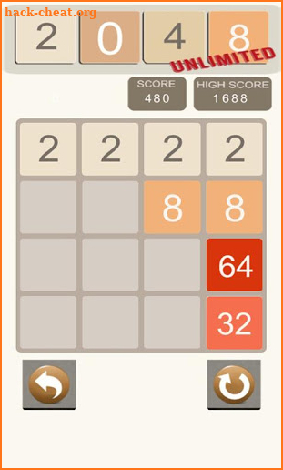 2048 Unlimited Puzzle screenshot