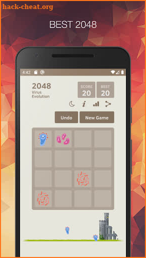 2048 Virus Evolution 🦠 screenshot