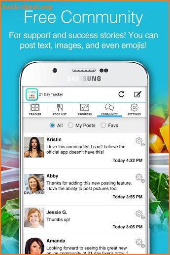 21 Day Tracker Free Body Fix screenshot