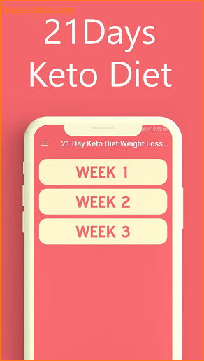 21 Days Keto Diet Weight Loss Meal Plan screenshot