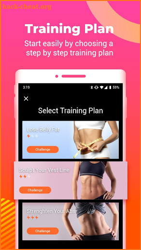 21 days Lose Belly Fat - belly fitness&burn fat screenshot